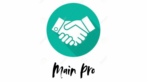 Un site qui va vous fournir des personnes pour toutes vos tâches représenté par ce Logo "Main Pro Logo"